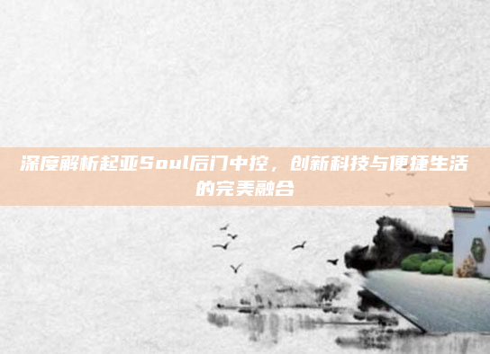 深度解析起亚Soul后门中控,创新科技与便捷生活的完美融合