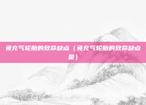 免充气轮胎的致命缺点（免充气轮胎的致命缺点是）