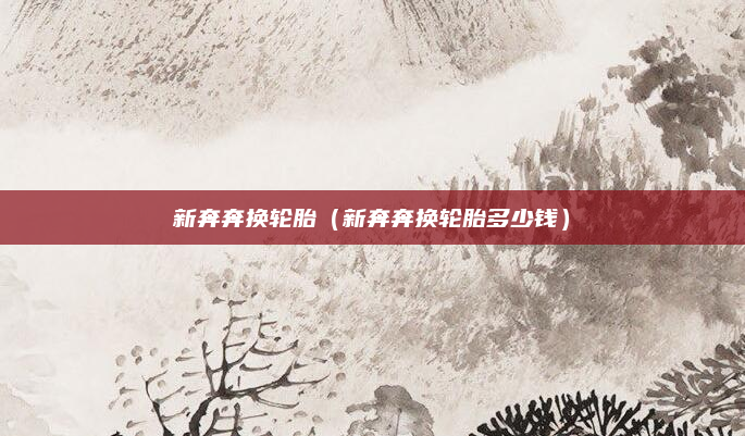 新奔奔换轮胎（新奔奔换轮胎多少钱）
