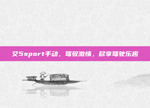 艾5sport手动,驾驭激情,尽享驾驶乐趣