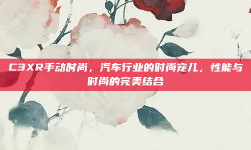 C3XR手动时尚，汽车行业的时尚宠儿，性能与时尚的完美结合