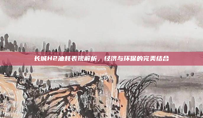 长城H2油耗表现解析，经济与环保的完美结合