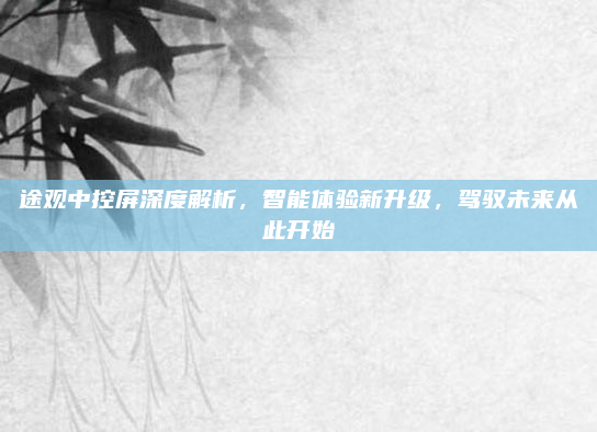 途观中控屏深度解析，智能体验新升级，驾驭未来从此开始