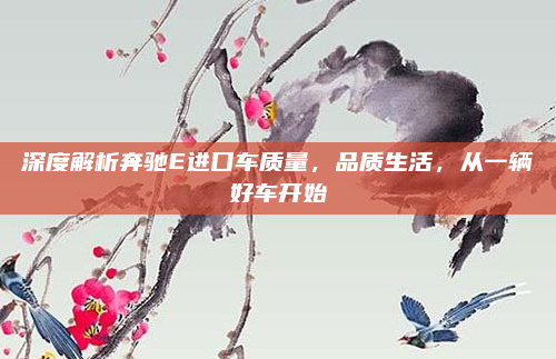 深度解析奔驰E进口车质量，品质生活，从一辆好车开始