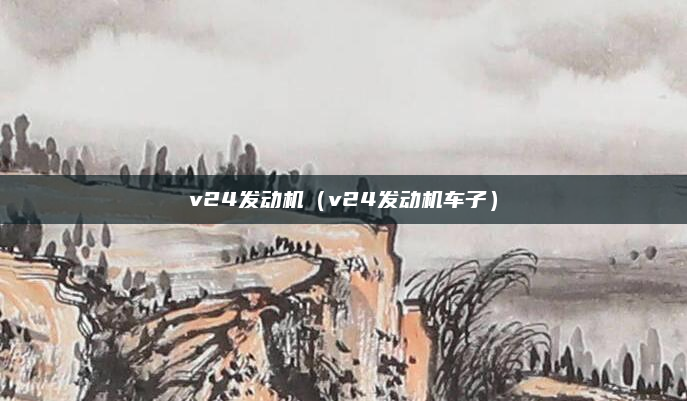 v24发动机（v24发动机车子）