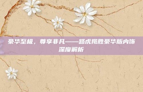 豪华至极,尊享非凡——路虎揽胜豪华版内饰深度解析