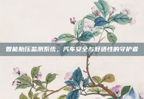 智能胎压监测系统,汽车安全与舒适性的守护者