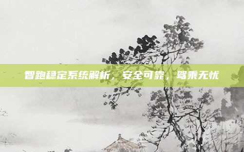 智跑稳定系统解析，安全可靠，驾乘无忧