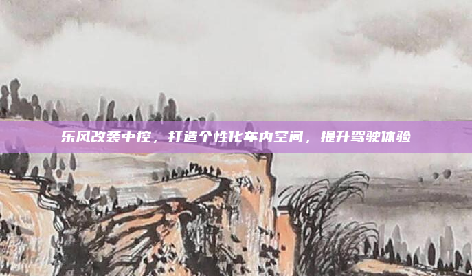 乐风改装中控，打造个性化车内空间，提升驾驶体验