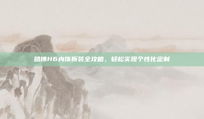 哈佛H6内饰拆装全攻略，轻松实现个性化定制