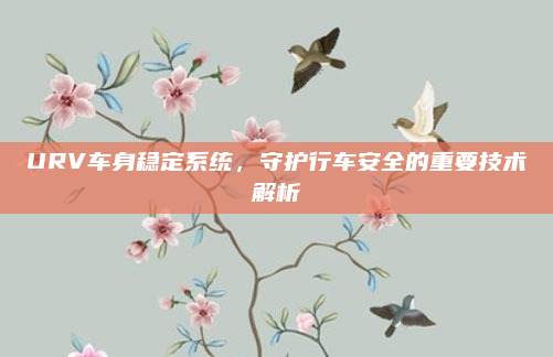 URV车身稳定系统，守护行车安全的重要技术解析