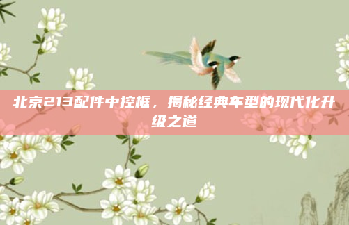 北京213配件中控框，揭秘经典车型的现代化升级之道