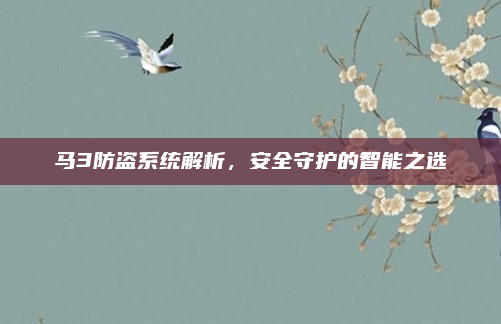 马3防盗系统解析，安全守护的智能之选