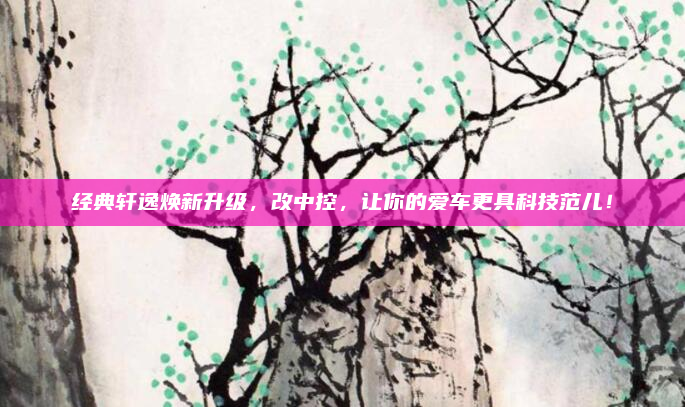 经典轩逸焕新升级,改中控,让你的爱车更具科技范儿!