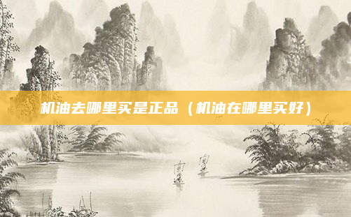 机油去哪里买是正品（机油在哪里买好）