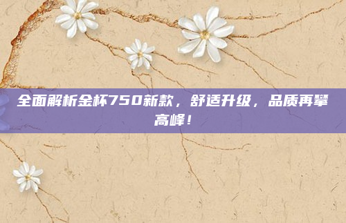 全面解析金杯750新款，舒适升级，品质再攀高峰！