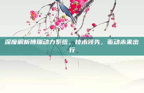 深度解析博瑞动力系统，技术领先，驱动未来出行
