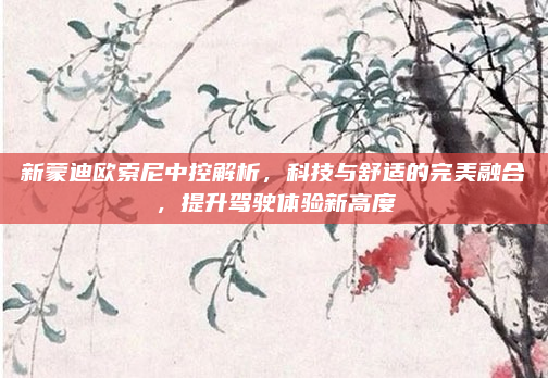 新蒙迪欧索尼中控解析，科技与舒适的完美融合，提升驾驶体验新高度