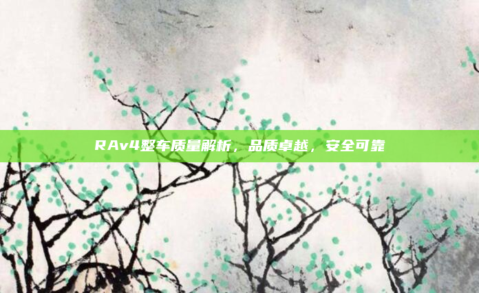 RAv4整车质量解析，品质卓越，安全可靠