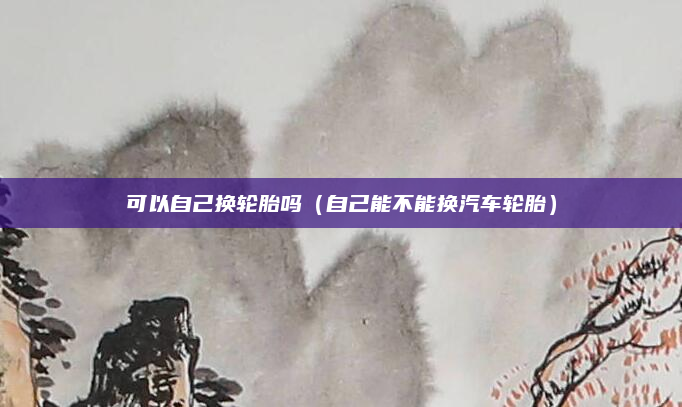 可以自己换轮胎吗(自己能不能换汽车轮胎)