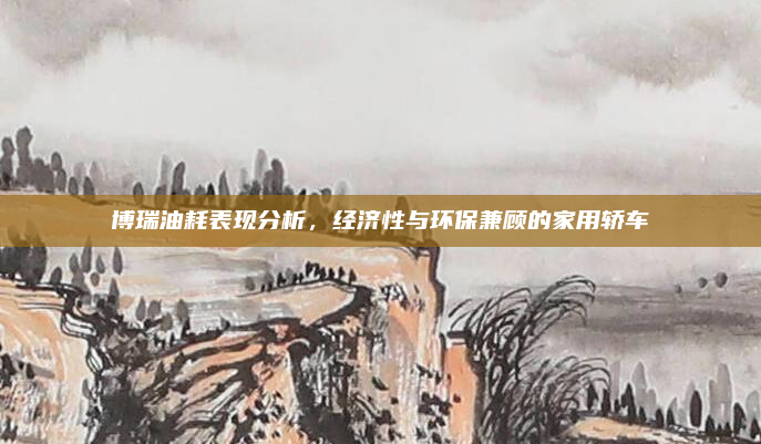 博瑞油耗表现分析，经济性与环保兼顾的家用轿车