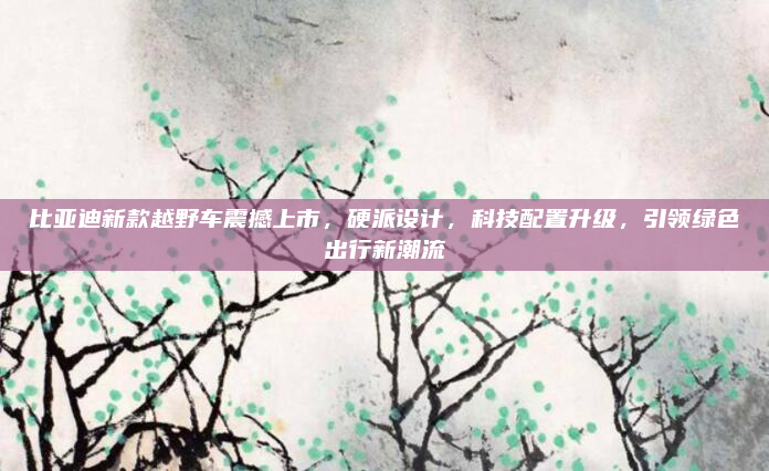 比亚迪新款越野车震撼上市，硬派设计，科技配置升级，引领绿色出行新潮流
