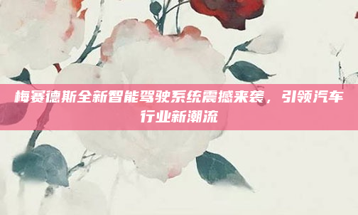 梅赛德斯全新智能驾驶系统震撼来袭，引领汽车行业新潮流